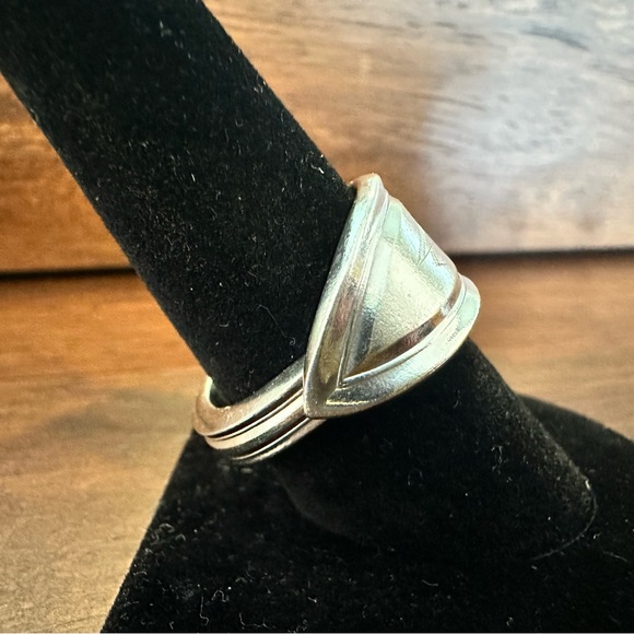 “A” Spoon Ring - Picture 3 of 12